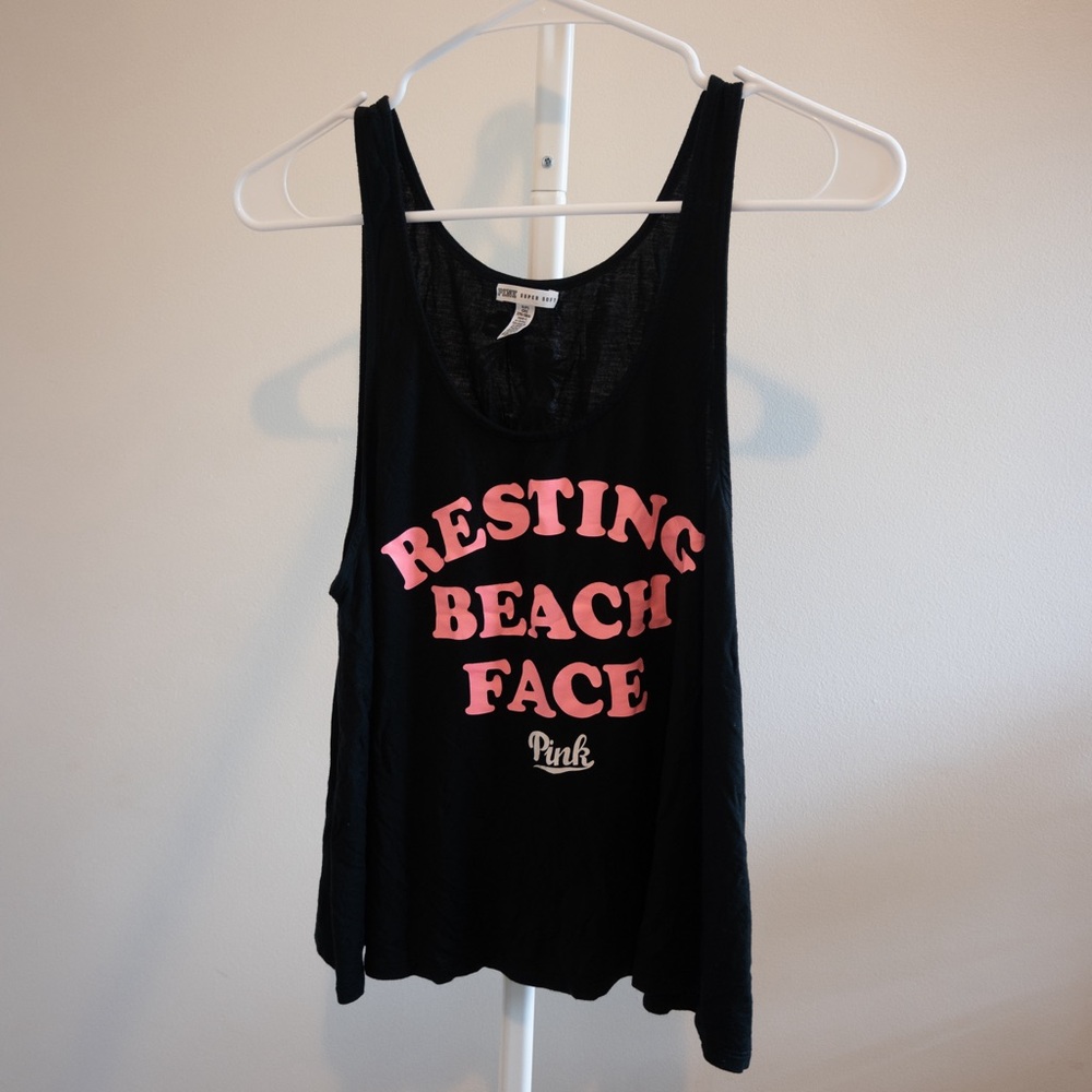 PINK ‘Resting Beach Face’ Tank
